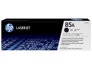 HP 85A Black Original LaserJet Toner Cartridge, CE285A