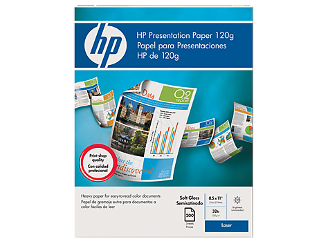 HP Laser mykglanset presentasjonspapir