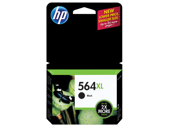 Ink Supplies, HP 564XL High Yield Black Original Ink Cartridge, CN684WN#140