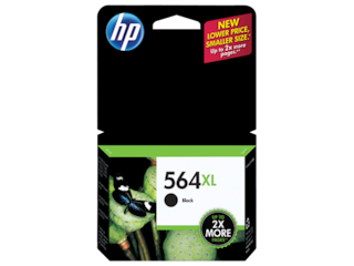 HP 564XL High Yield Black Original Ink Cartridge, CN684WN#140