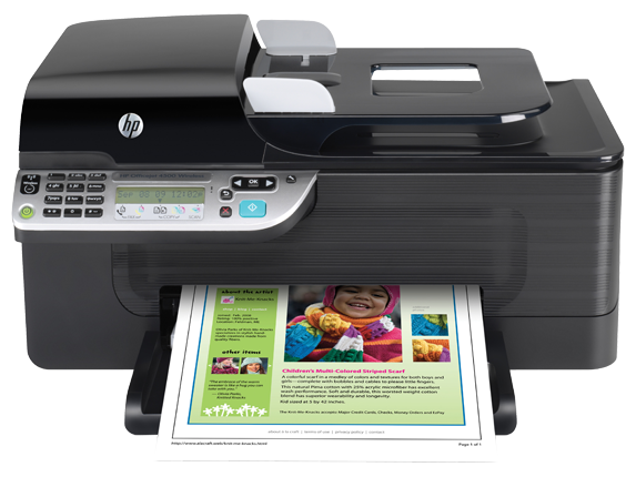 , HP Officejet 4500 Wireless All-in-One Printer - G510n