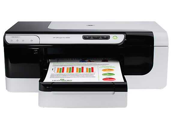 HP Officejet Pro 8000 Inkjet Printer with Duplexer & Low Page Count 