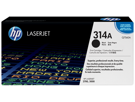 HP 314 LaserJet-Druckverbrauchsmaterialien