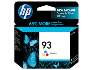 HP 93 Tri-color Original Ink Cartridge, C9361WN#140