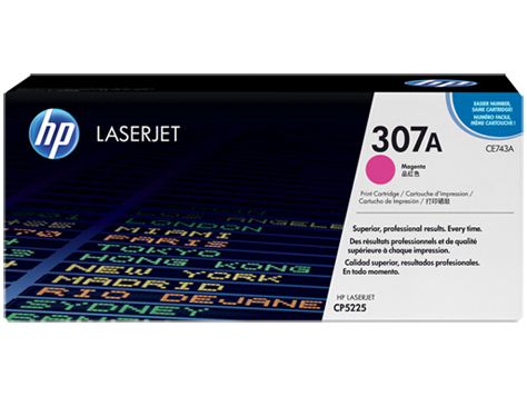 HP 307A CE743A bíbor toner / festékkazetta Color Laserjet CP5225 nyomtatóhoz (7300 old.)