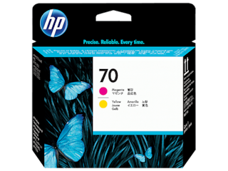 HP 70 Magenta and Yellow DesignJet Printhead, C9406A