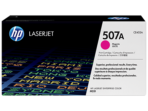 HP 507A CE403A LaserJet bíborvörös toner / festékkazetta LJ 500 M551 M570 M575 (6000 old.)