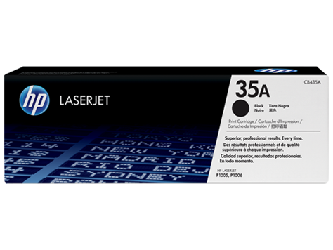 HP 35A CB435A Fekete toner / festékkazetta LaserJet P1005 / P1006 nyomtatókhoz (1500 old.)