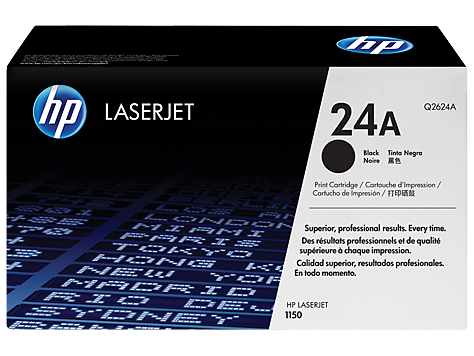 Cartouche de toner noir LaserJet authentique HP 24A