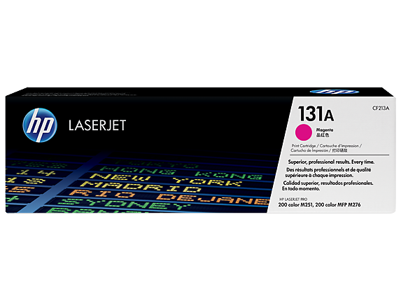HP Laser Toner Cartridges and Kits, HP 131A Magenta Original LaserJet Toner Cartridge, CF213A