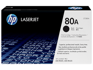 HP 80A Black Original LaserJet Toner Cartridge, CF280A
