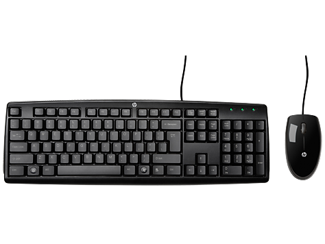 HP 유선 키보드 추가 마우스