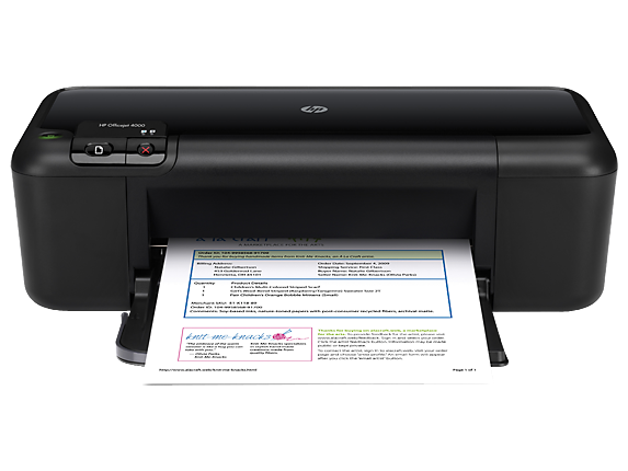 , HP Officejet 4000 Printer - K210a