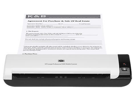 HP Scanjet Professional 1000 mobiele scanner