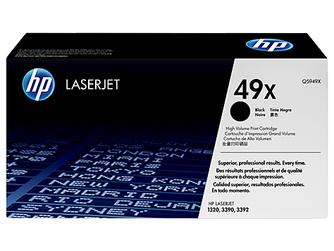 HP 49X-LaserJet-Originaltonerpatrone mit hoher Ergiebigkeit, schwarz