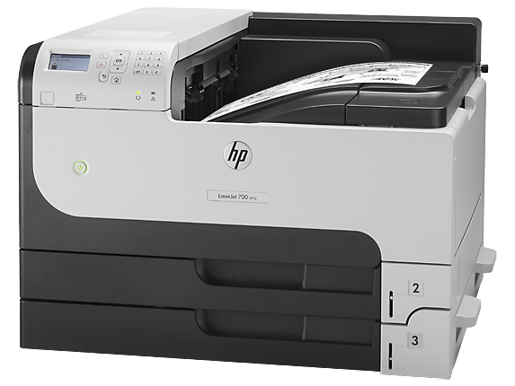 Series 2 of 4 Black and White Laser Printers, HP LaserJet Enterprise 700 Printer M712dn