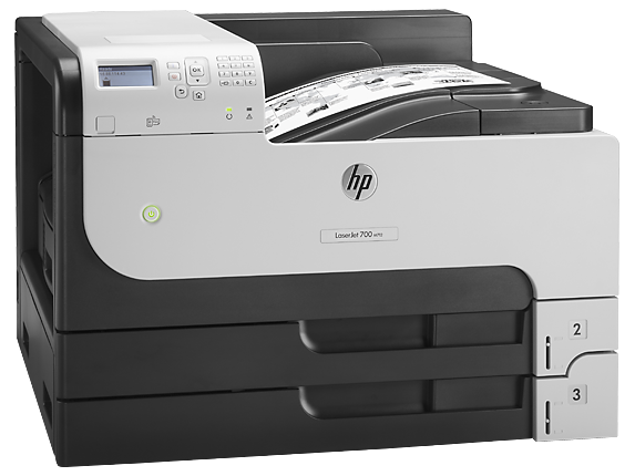 Series 3 of 4 Black and White Laser Printers, HP LaserJet Enterprise 700 Printer M712dn