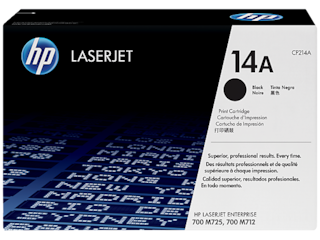 HP 14A Black Original LaserJet Toner Cartridge, CF214A