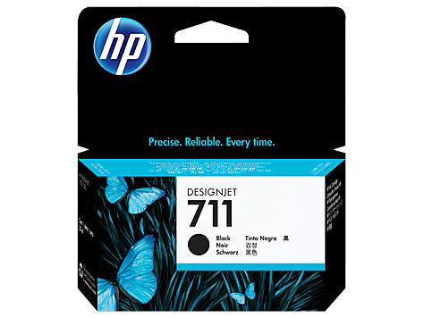 HP 711 CZ129AE fekete tintapatron eredeti CZ129A T120 T125 T130 T520 T525 T530 38 ml 