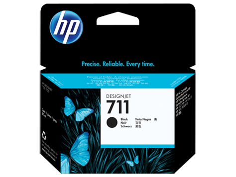 HP 711 CZ133A fekete tintapatron eredeti CZ133A T120 T125 T130 T520 T525 T530 80 ml