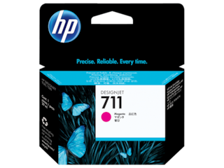 HP 711 29-ml Magenta DesignJet Ink Cartridge, CZ131A