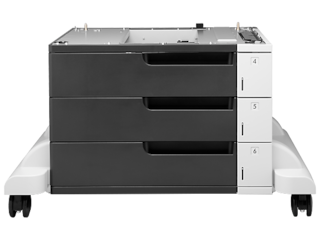 HP LaserJet 3x500-sheet Feeder and Stand