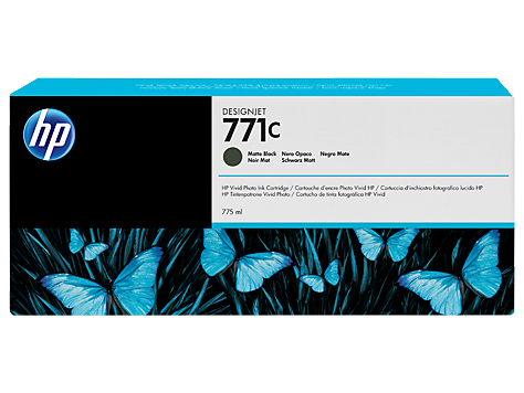 HP 771C matt fekete tintapatron eredeti B6Y07A Z6200 Z6600 Z6610 Z6800 Z6810 775 ml