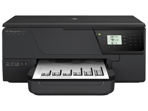 HP Officejet Pro 3610 sort/hvid e-All-in-One-printerserien