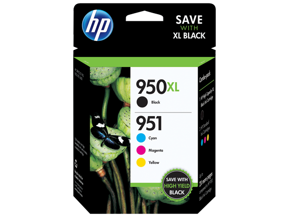 Image for HP 950XL High Yield Black/951 Cyan/Magenta/Yellow 4-pack Original Ink Cartridges from HP2BFED