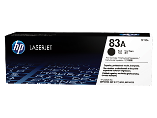 HP® 83A Black Laser Printer Toner Cartridge (CF283A)