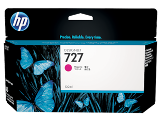 HP 727 130-ml Magenta DesignJet Ink Cartridge, B3P20A