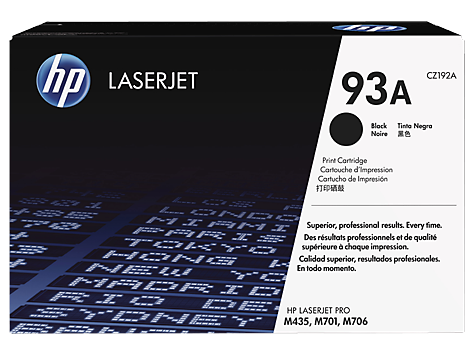 HP 93A CZ192A fekete eredeti toner / festékkazetta LaserJet M435 M701 M706 nyomtatókhoz (12000 old.) 