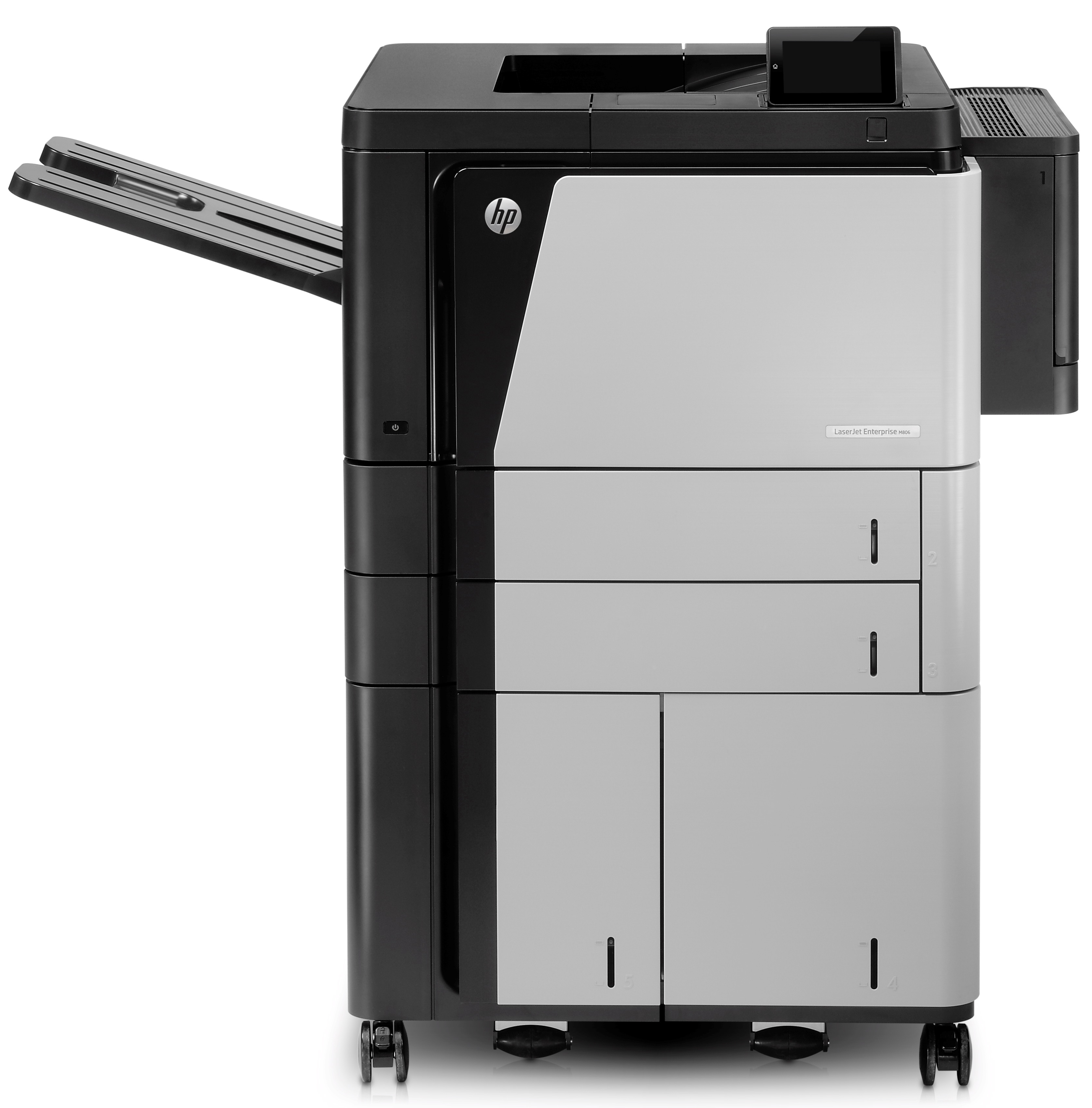 HP LaserJet M806x+ Floor Standing Laser Printer - Monochrome - 56 ppm Mono - 1200 x 1200 dpi Print -...