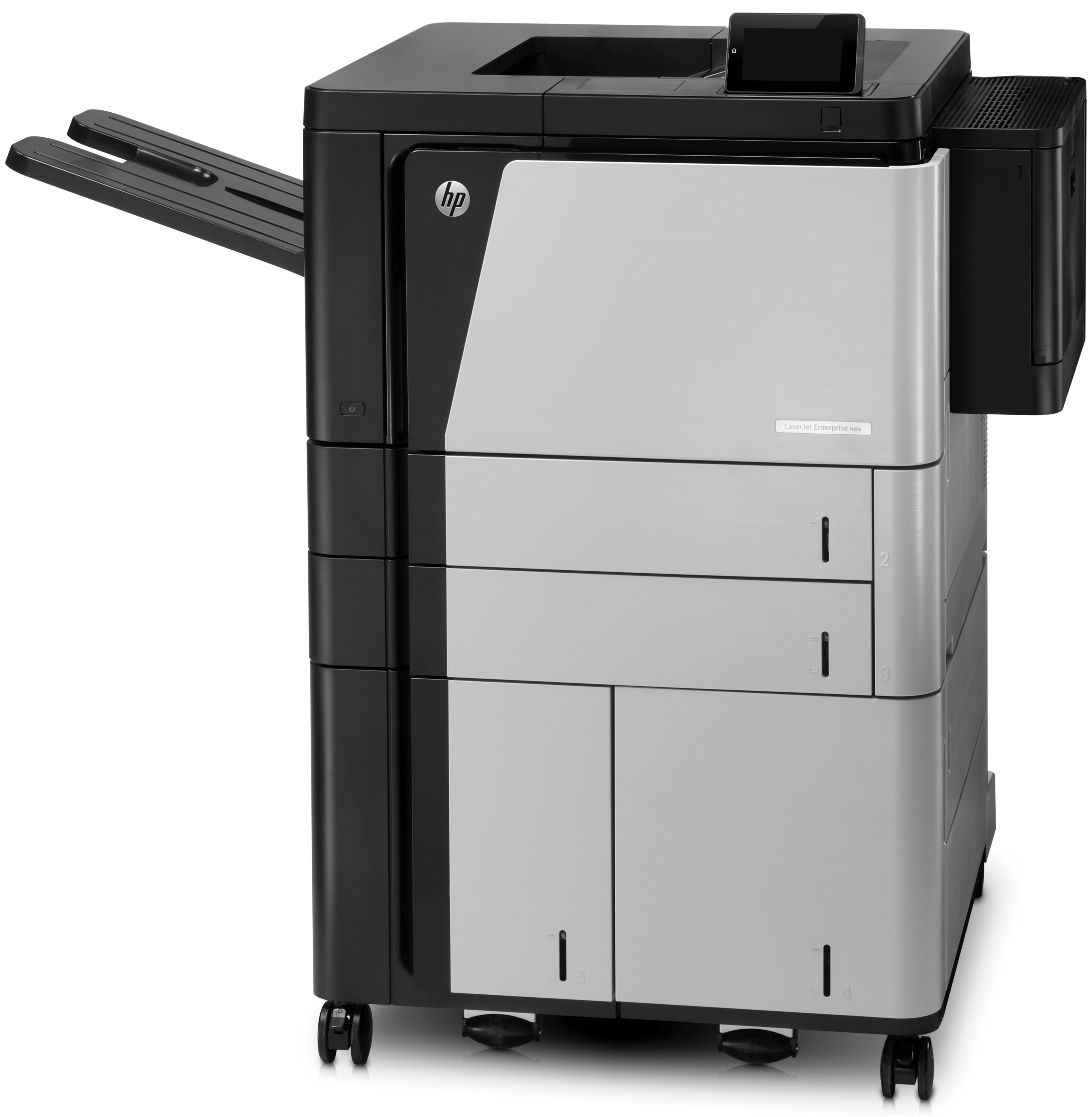 HP LaserJet M806x+ Floor Standing Laser Printer - Monochrome - 56 ppm Mono - 1200 x 1200 dpi Print -...