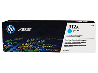 HP 312A, (CF381A) Cyan Original LaserJet Toner Cartridge