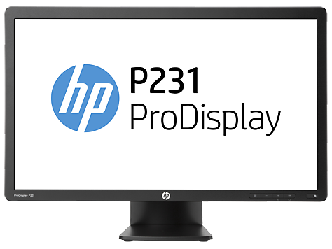 Moniteur LED rétroéclairé HP ProDisplay P231, 23 pouces