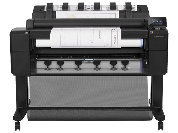 , HP DesignJet T2500 36-in PostScript Multifunction Printer with Encrypted Hard Disk