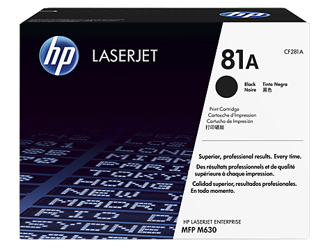 HP 81A CF281A fekete eredeti toner LaserJet M630 nyomtatóhoz (10500 old.)