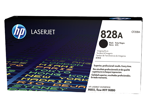 HP Laser Toner Cartridges and Kits, HP 828A Black LaserJet Image Drum, CF358A