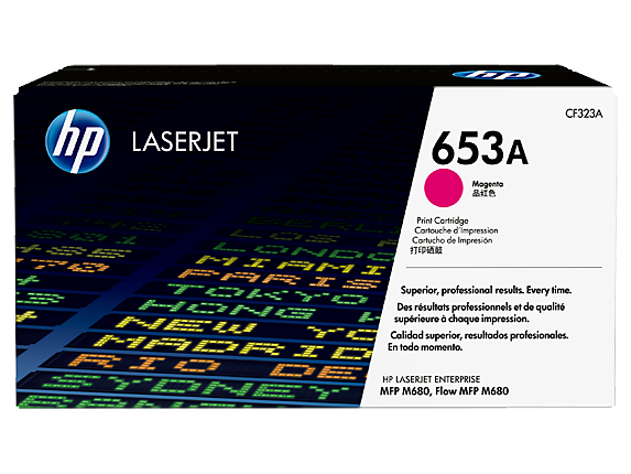 HP® 653A Magenta LaserJet Toner Cartridge (CF323A)