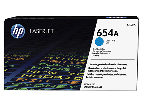 HP 654A CF331A ciánkék toner / festékkazetta LaserJet M651 (15000 old.)