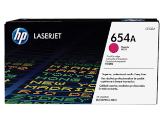 HP 654A Magenta Original LaserJet Toner Cartridge, CF333A