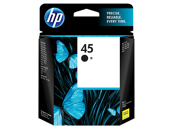 Image for HP 45 Black Original Ink Cartridge from HP2BFED