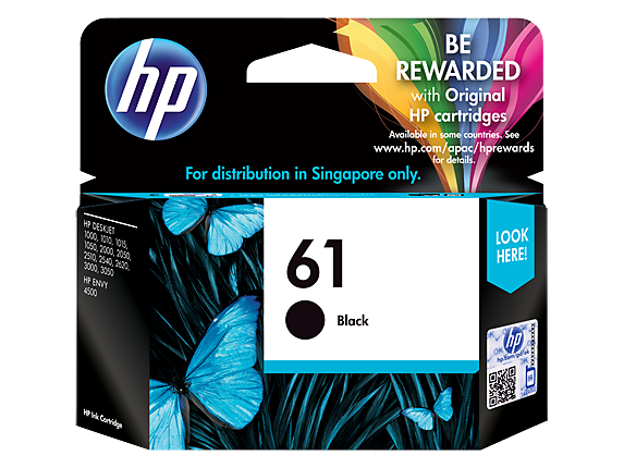 Image for HP 61 Black Original Ink Cartridge from HP2BFED