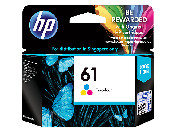 Image for HP 61 Tri-color Original Ink Cartridge from HP2BFED