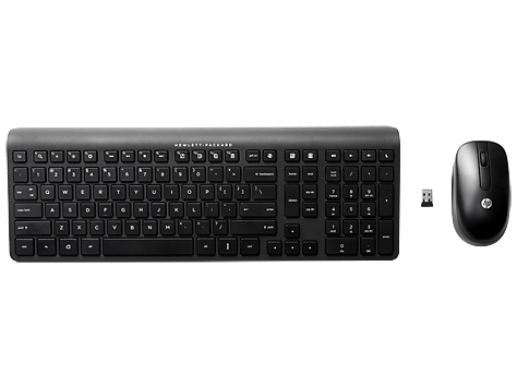 Teclado inalámbrico y ratón de 2,4 GHz HP