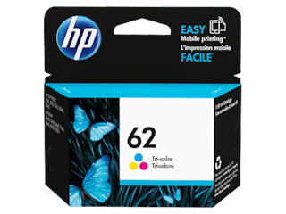 HP 62 Tri-color Original Ink Cartridge, C2P06AN#140
