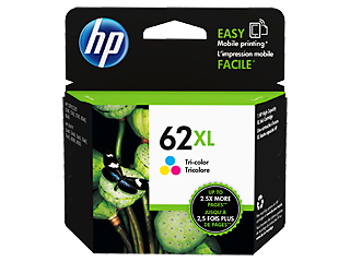 C2P07AE Genuino HP 62XL Alto Rendimiento Tri-Color Cartucho de tinta original HP62XL 