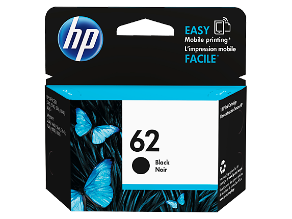 HP? 62 Black Original Ink Cartridge (C2P04AN#140)