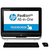 Gamme d'ordinateurs de bureau tout-en-un HP Pavilion 23-h100 TouchSmart